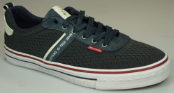 MUSTANG, 4147-302-820 - pánské černé tenisky