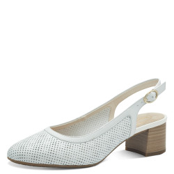 TAMARIS COMFORT, 8-89501-42 100 - dámské bílé lodičky