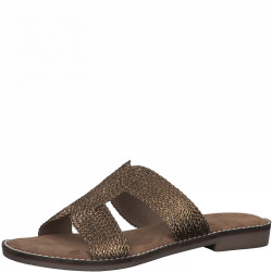 MARCO TOZZI, 2-27109-26 905 - dámské zlaté pantofle