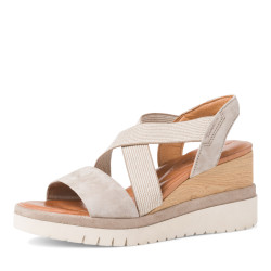 TAMARIS, 1-28312-28 367 - dámské béžové sandály