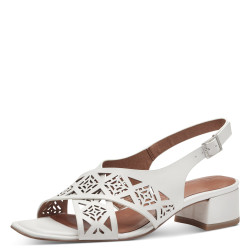 TAMRIS, 1-28252-42 100 - dámské bílé sandály