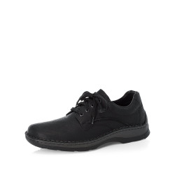 RIEKER, 05310-00 - pánské černé polobotky