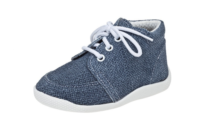 detail BOTY BEDA, 0-060754 CK/SP riflovina, chlapecké modré capáčky