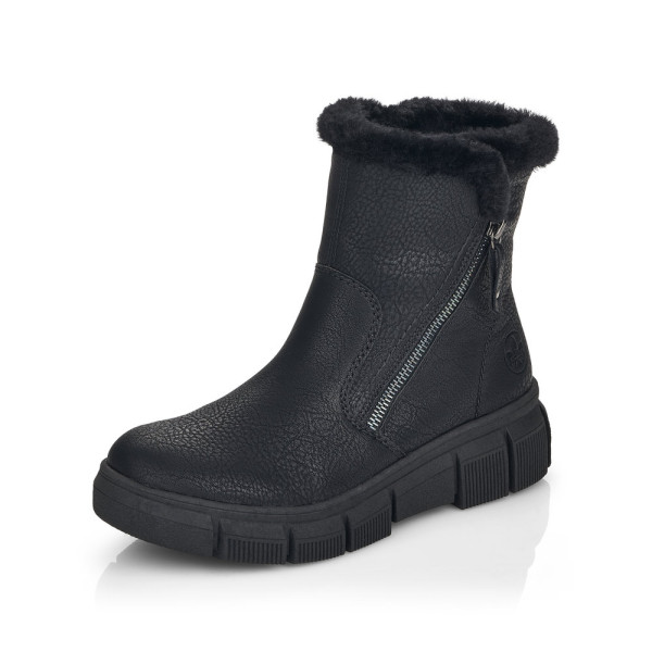 detail RIEKER, X3461-00 - dámská zimní obuv