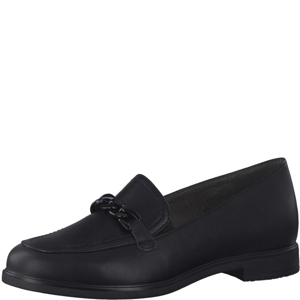 detail JANA, 8-24262-20 022 - dámské černé mokasíny