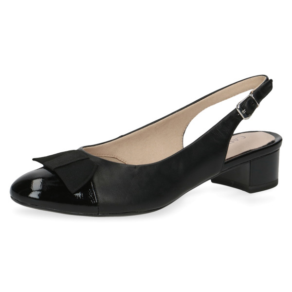 detail CAPRICE, 9-29501-20 009 - dámské černé sandály