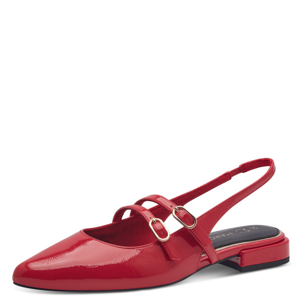 detail MARCO TOZZI, 2-29409-44 520 - dámské červené lodičky