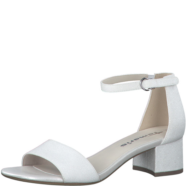 detail TAMARIS, 1-28295-20 172 - dámské bílé sandály