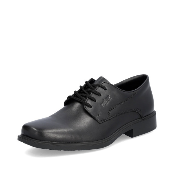 detail RIEKER, B0001-00 - pánské černé polobotky