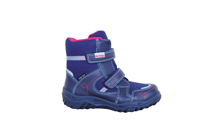 detail PROTETIKA, DENERIS navy, velikost 31-36 - dívčí zimní vycházková obuv