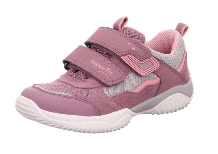 detail SUPERFIT, 6-06382-90 dívčí růžové tenisky, vycházková obuv