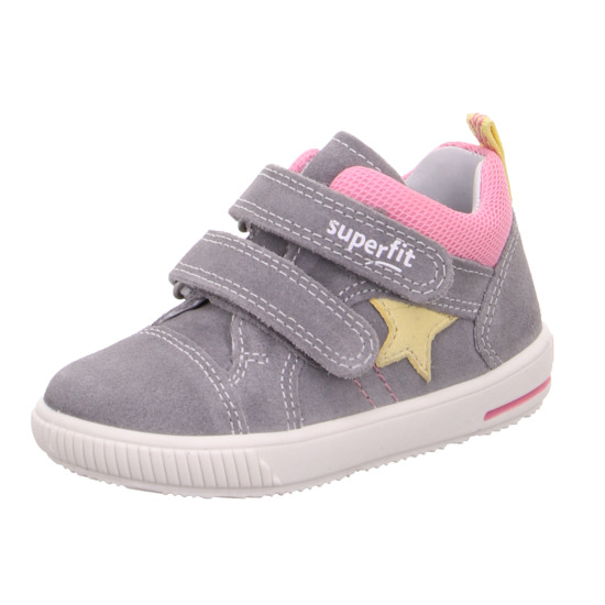 detail SUPERFIT, 0-609352-2600 dívčí šedé tenisky, vycházková obuv