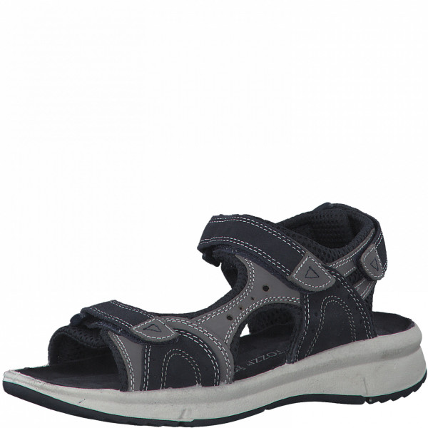 detail MARCO TOZZI, 2-28530-28 890 - dámské modré sandály