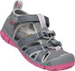 náhled KEEN, SEACAMP II CNX grey/rose - dívčí sandály