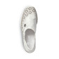 náhled RIEKER, 537N8-80 dámské bílé mokasíny, vycházková obuv
