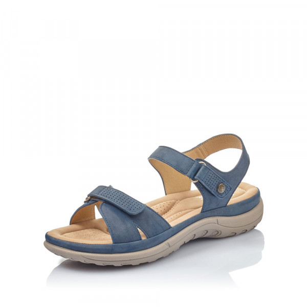 detail RIEKER, V8853-14 - dámské modré sandály