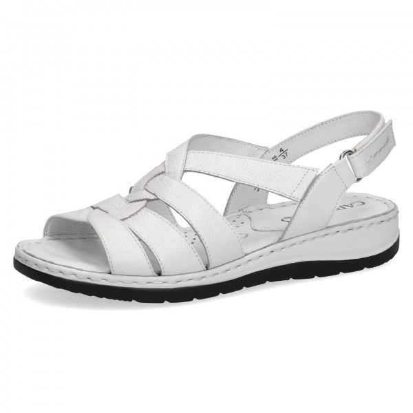 detail CAPRICE, 9-28150-28 102 - dámské bílé sandále