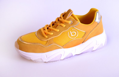 BUGATTI, 431-84601-5550 5051 dámské žluté tenisky, vycházková obuv