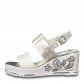 náhled JANA, 8-28330-24 191 dámské bílé sandály, vycházková obuv