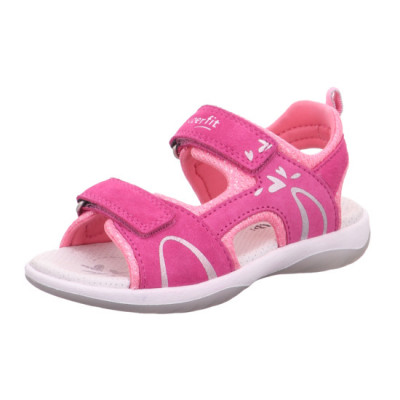 SUPERFIT, 1-006126-5500 - dívčí růžové sandály