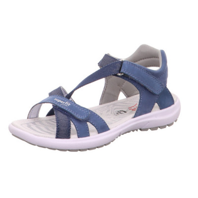 SUPERFIT, 0-609203-8100 - dívčí modré sandály