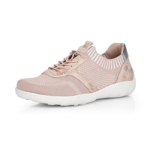 REMONTE, R3511-31 dámské růžové tenisky, vycházková obuv