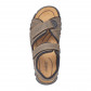 náhled RIEKER, 25051-27 pánské hnědé sandály, vycházková obuv