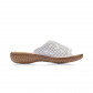 náhled RIEKER, V6995-80 dámské bílé pantofle, vycházková obuv