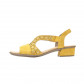 náhled RIEKER, V6216-68 dámské žluté sandály, vycházková obuv