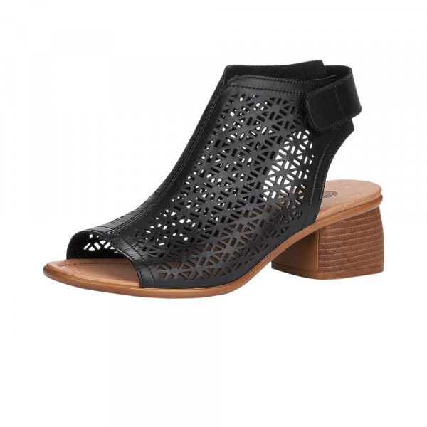 detail REMONTE, R8771-01 dámské černé sandály, vycházková obuv