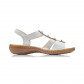 náhled RIEKER, 60870-80 - dámské bílé sandály