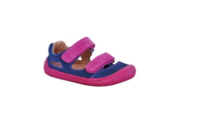 PROTETIKA, BERG blue - dívčí barefoot sandály