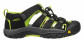 náhled KEEN, NEWPORT H2 black/lime green - chlapecké sandály