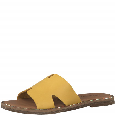 TAMARIS, 1-27135-24 602 - dámské žluté pantofle