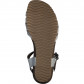 náhled TAMARIS, 1-28342-24 117 dámské bílé sandály, vycházková obuv